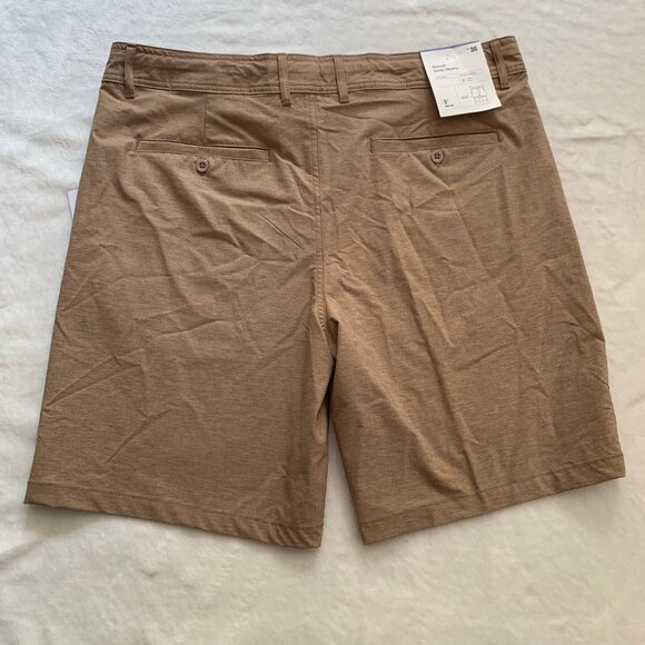 NEW Goodfellow W36 knaki hybrid swim shorts 9" inseam 4-way stretch - Picture 5 of 10